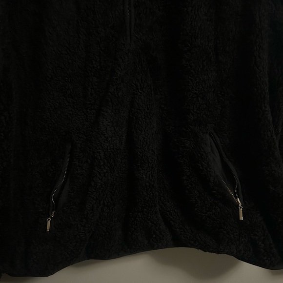 Lisa Rinna Collection Black Teddy Jacket - Picture 5 of 6